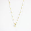 Load image into Gallery viewer, YELLOW GOLD PRINCESS CUT NATURAL DIAMOND PENDANT