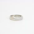 Load image into Gallery viewer, WHITE GOLD NATURAL DIAMOND PAVE SET LADY'S BAND