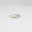 Load image into Gallery viewer, WHITE GOLD ROUND AND BAGUETTE CUT NATURAL DIAMOND LADY'S BAND