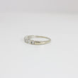 Load image into Gallery viewer, WHITE GOLD ROUND AND BAGUETTE CUT NATURAL DIAMOND LADY'S BAND