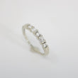 Load image into Gallery viewer, WHITE GOLD ROUND AND BAGUETTE CUT NATURAL DIAMOND LADY'S BAND