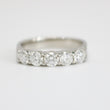 Load image into Gallery viewer, WHITE GOLD FIVE STONE NATURAL DIAMOND LADY'S RING