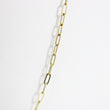 Load image into Gallery viewer, YELLOW GOLD PAPER CLIP NECKLACE