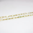 Load image into Gallery viewer, YELLOW GOLD PAPER CLIP NECKLACE