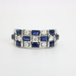 Load image into Gallery viewer, SAPPHIRE AND DIAMOND RING