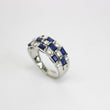 Load image into Gallery viewer, SAPPHIRE AND DIAMOND RING
