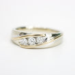 Load image into Gallery viewer, TWO TONE GOLD MEN'S NATURAL DIAMOND BAND