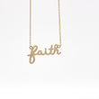 Load image into Gallery viewer, ROSE GOLD NATURAL DIAMOND FAITH PENDANT WITH CHAIN