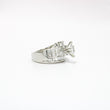Load image into Gallery viewer, WHITE GOLD LADY'S NATURAL MULTI DIAMOND ENGAGEMENT RING.