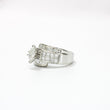 Load image into Gallery viewer, WHITE GOLD LADY'S NATURAL MULTI DIAMOND ENGAGEMENT RING.