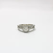 Load image into Gallery viewer, WHITE GOLD LADY'S NATURAL DIAMOND BRIDAL SET RING