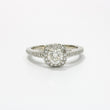Load image into Gallery viewer, WHITE GOLD LADY'S NATURAL DIAMOND BRIDAL SET RING