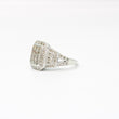 Load image into Gallery viewer, WHITE GOLD LADY'S NATURAL DIAMOND RING VINTAGE STYLE