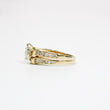 Load image into Gallery viewer, YELLOW GOLD NATURAL DIAMOND WEDDING RING SET.
