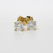 Load image into Gallery viewer, YELLOW GOLD NATURAL DIAMOND STUD EARRINGS 0.84CTS