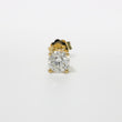Load image into Gallery viewer, YELLOW GOLD NATURAL DIAMOND STUD EARRINGS 0.84CTS