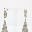 Load image into Gallery viewer, WHITE GOLD NATURAL DIAMOND DROP EARRINGS