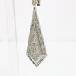 Load image into Gallery viewer, WHITE GOLD NATURAL DIAMOND DROP EARRINGS