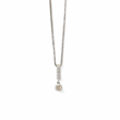 Load image into Gallery viewer, WHITE GOLD ROUND NATURAL DIAMOND PENDANT WITH NECKLACE