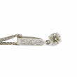 Load image into Gallery viewer, WHITE GOLD ROUND NATURAL DIAMOND PENDANT WITH NECKLACE