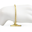 Load image into Gallery viewer, YELLOW GOLD WHEAT LINK BRACELET
