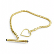 Load image into Gallery viewer, YELLOW GOLD WHEAT LINK BRACELET