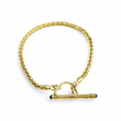 Load image into Gallery viewer, YELLOW GOLD WHEAT LINK BRACELET