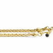 Load image into Gallery viewer, YELLOW GOLD WHEAT LINK BRACELET