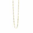 Load image into Gallery viewer, YELLOW GOLD PAPER CLIP NECKLACE