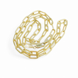 Load image into Gallery viewer, YELLOW GOLD PAPER CLIP NECKLACE