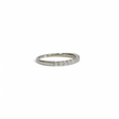 Load image into Gallery viewer, WHITE GOLD NATURAL DIAMOND HALF ETERNITY ANNIVERSARY RING
