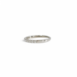 Load image into Gallery viewer, WHITE GOLD NATURAL DIAMOND HALF ETERNITY ANNIVERSARY RING