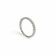Load image into Gallery viewer, WHITE GOLD NATURAL DIAMOND HALF ETERNITY ANNIVERSARY RING