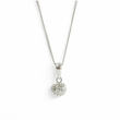 Load image into Gallery viewer, PLATINUM PENDANT WITH NATURAL DIAMOND AND CHAIN