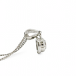 Load image into Gallery viewer, PLATINUM PENDANT WITH NATURAL DIAMOND AND CHAIN