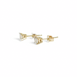 Load image into Gallery viewer, 1/2CT PRINCESS CUT DIAMOND EARRINGS
