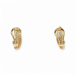 Load image into Gallery viewer, J HOOP DIAMOND EARRINGS