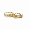 Load image into Gallery viewer, J HOOP DIAMOND EARRINGS