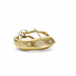 Load image into Gallery viewer, J HOOP DIAMOND EARRINGS