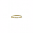 Load image into Gallery viewer, YELLOW GOLD CUBIC ZIRCONIA LADY'S BAND