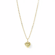 Load image into Gallery viewer, YELLOW GOLD HEART PENDANT WITH GOLD NECKLACE