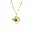 Load image into Gallery viewer, YELLOW GOLD HEART PENDANT WITH GOLD NECKLACE