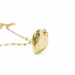 Load image into Gallery viewer, YELLOW GOLD HEART PENDANT WITH GOLD NECKLACE