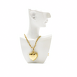 Load image into Gallery viewer, YELLOW GOLD HEART PENDANT WITH GOLD NECKLACE