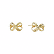 Load image into Gallery viewer, YELLOW GOLD INFINITY EARRINGS