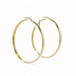Load image into Gallery viewer, YELLOW GOLD LARGE HOOP EARRINGS
