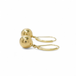 Load image into Gallery viewer, YELLOW GOLD SPHERE DROP EARRINGS