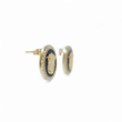 Load image into Gallery viewer, YELLOW GOLD MEDUSA STUD EARRINGS