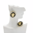 Load image into Gallery viewer, YELLOW GOLD MEDUSA STUD EARRINGS