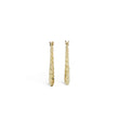 Load image into Gallery viewer, YELLOW GOLD HOLLOW SHRIMP HOOP EARRINGS
